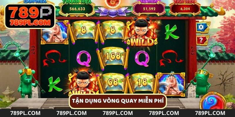 Cổng game thường xuyên tung ra các vòng quay miễn phí